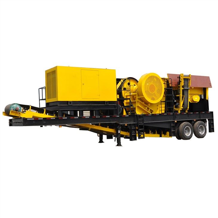 Mobile Jaw Stone Crushing Station